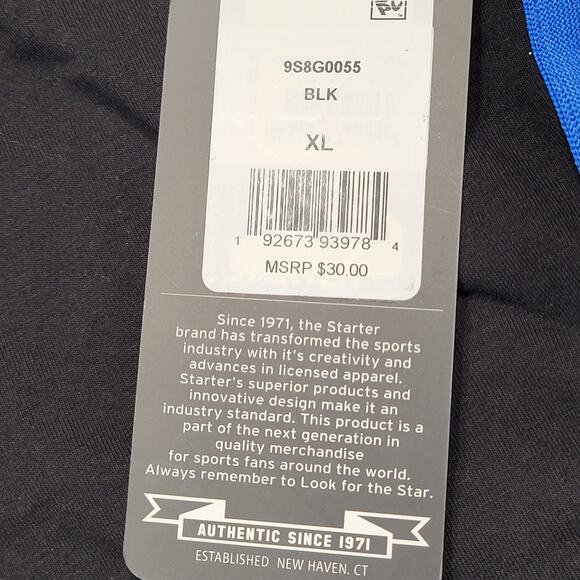 Starter High-Cut Thong Bodysuit Womens Size XLarge Black Front Logo Side Stripes - Picture 5 of 10